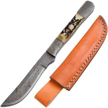 Handmade Damascus By Wild Turkey Handmade Steel Fillet Knife